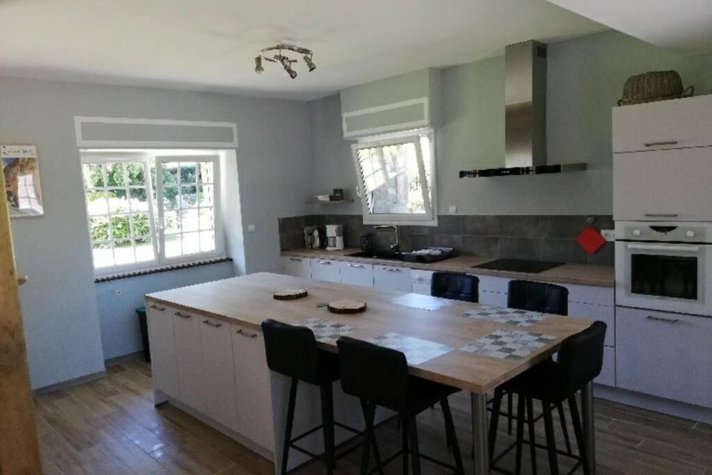Gite De Charme 14 Personnes Labellise Clevacances 3 Etoiles Sainte-Seve Exterior photo